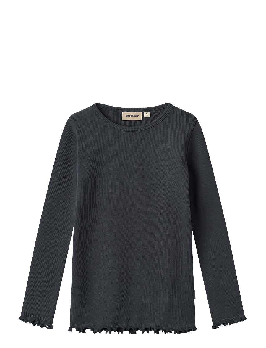 Wheat - T-shirt L/S Ida - pikkade varrukatega t-särgid - navy - 0
