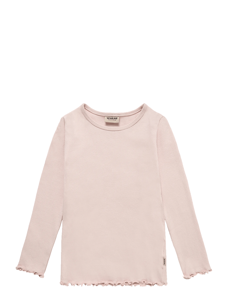 Wheat - T-shirt L/S Ida - pikkade varrukatega t-särgid - powder - 0