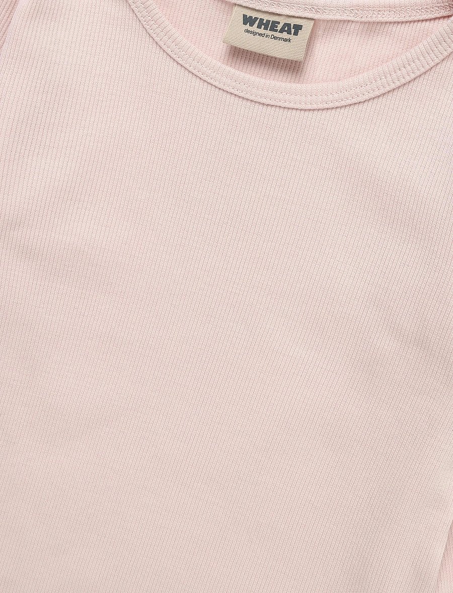 Wheat - T-shirt L/S Ida - pikkade varrukatega t-särgid - powder - 2