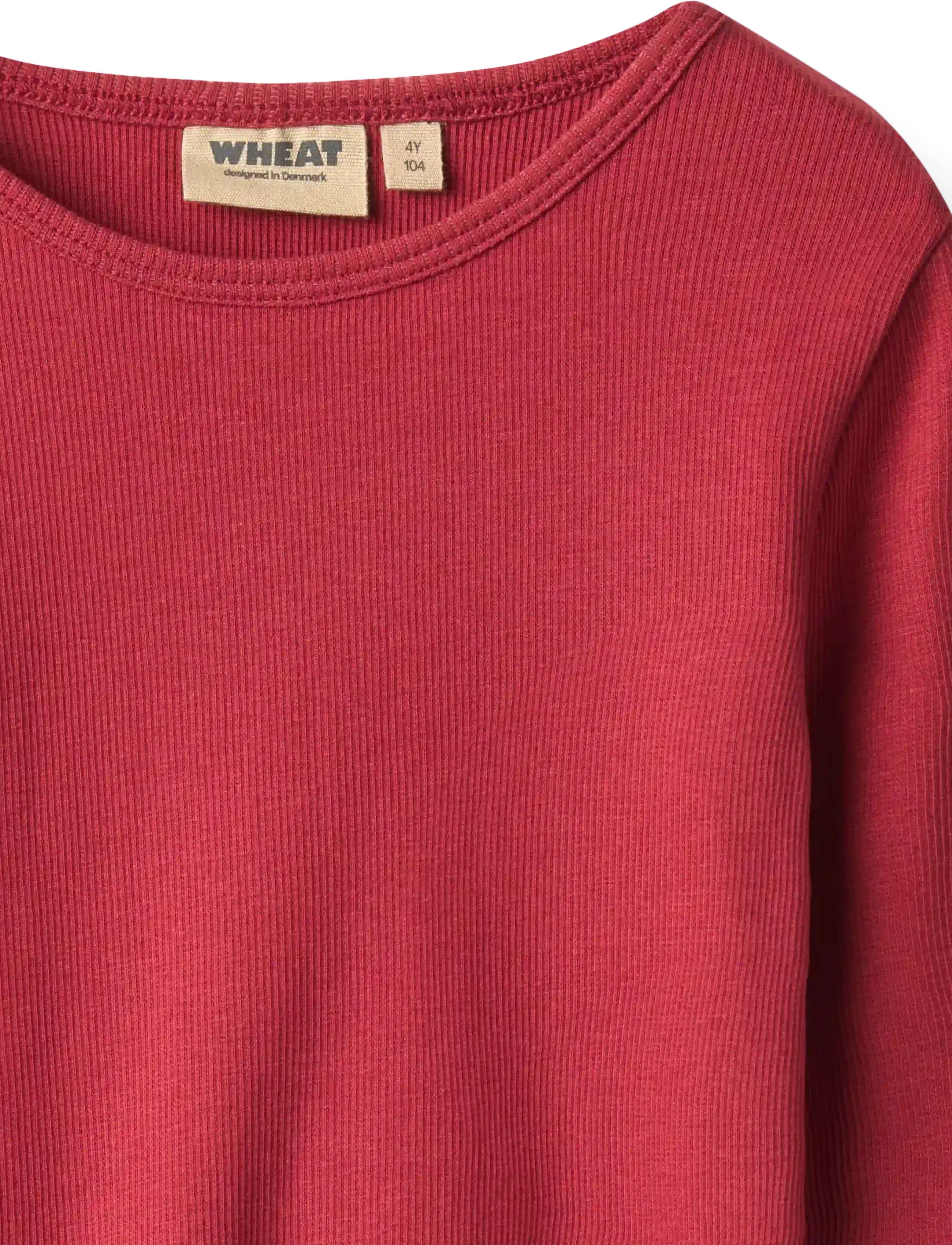 Wheat - T-shirt L/S Ida - langärmelig - red cherry - 2