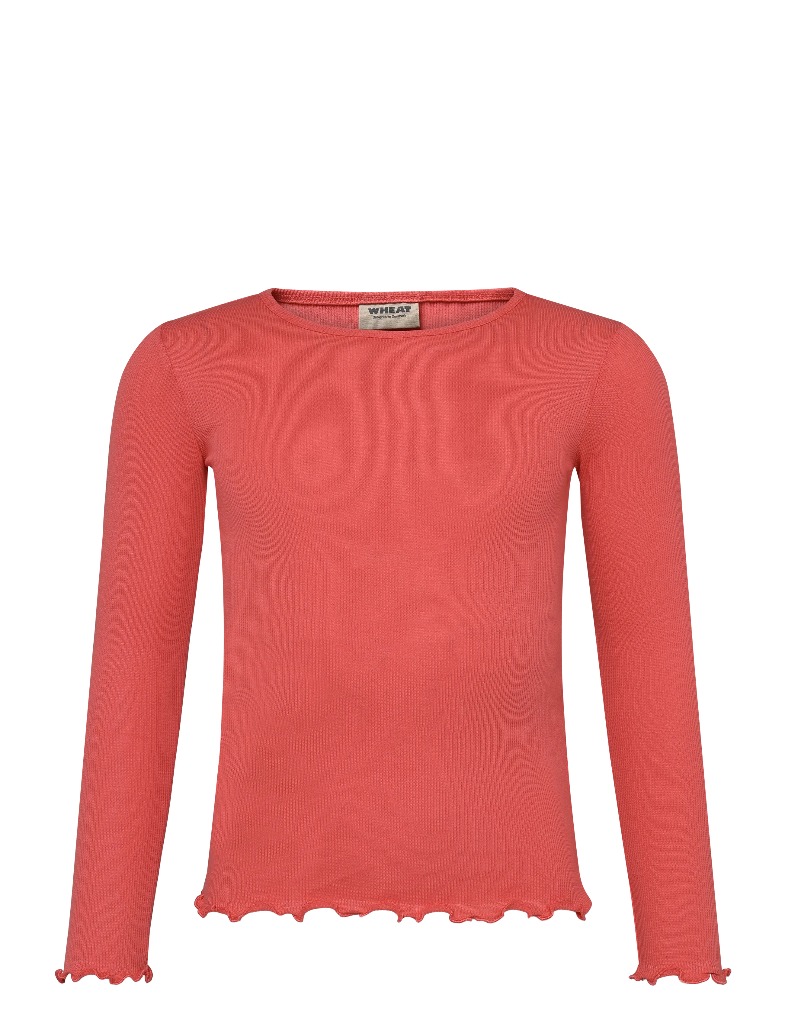 Wheat T-shirt L/S Ida - Oberteile - WATERMELON / coral