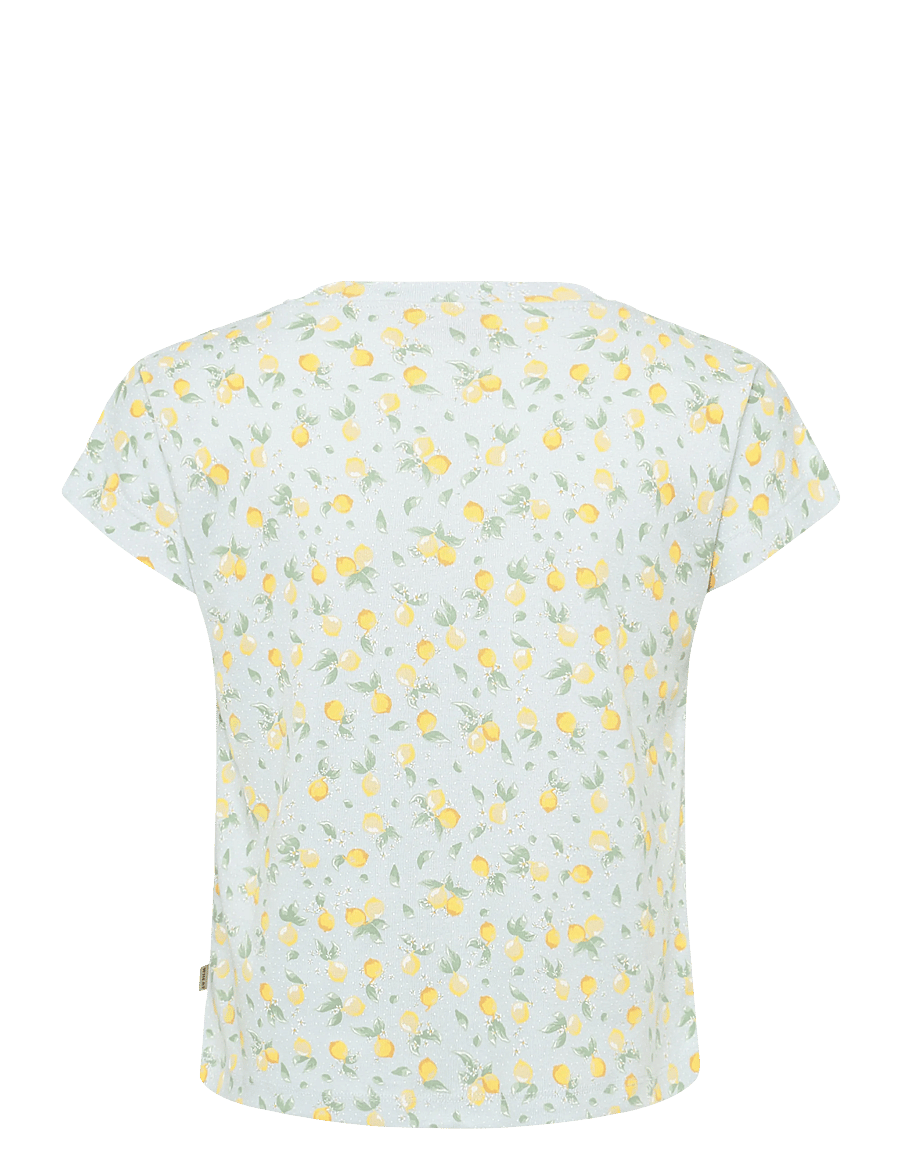 Wheat - T-shirt S/S Bette - kortærmede t-shirts - summer blue citrus - 1