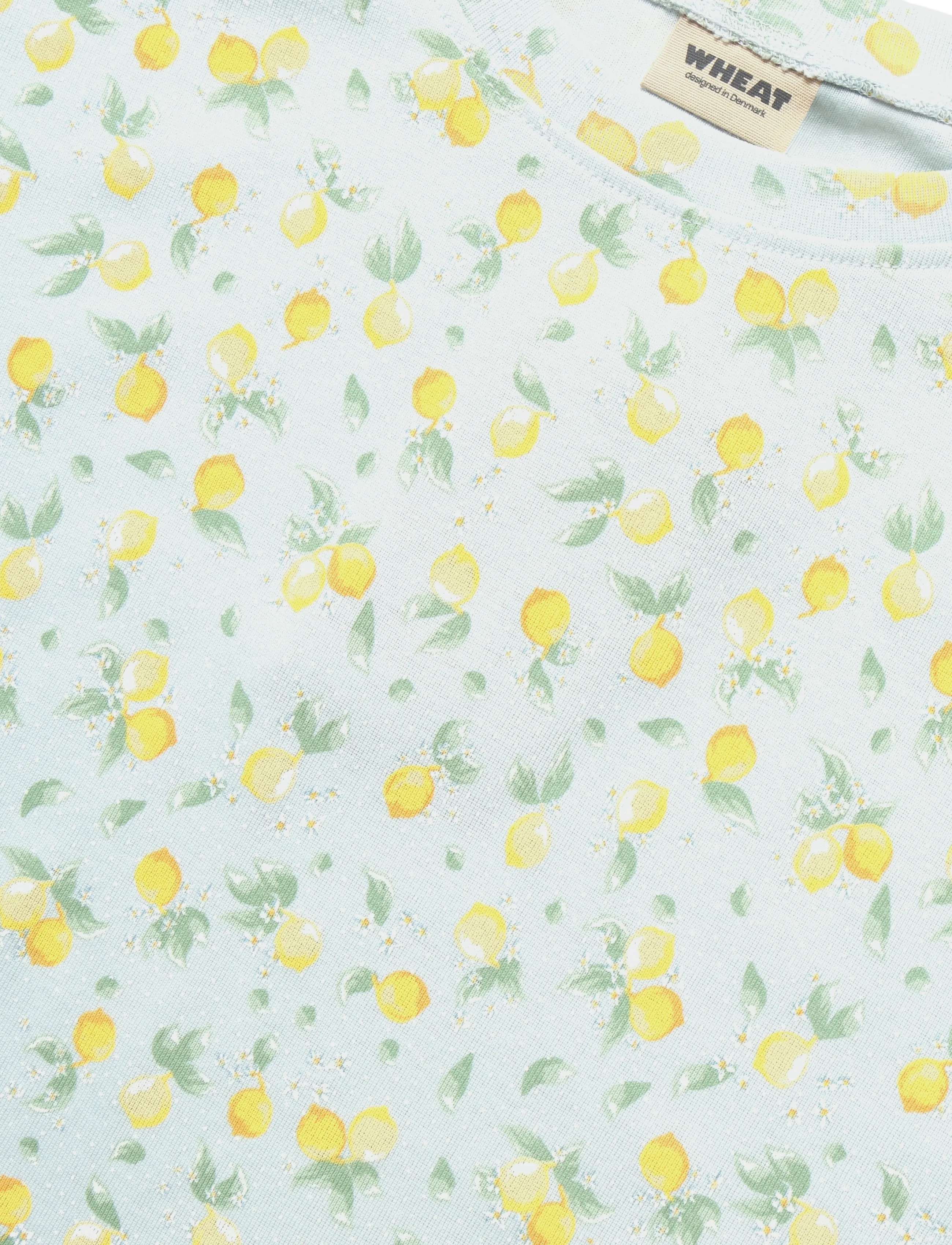 Wheat - T-shirt S/S Bette - kortærmede t-shirts - summer blue citrus - 2