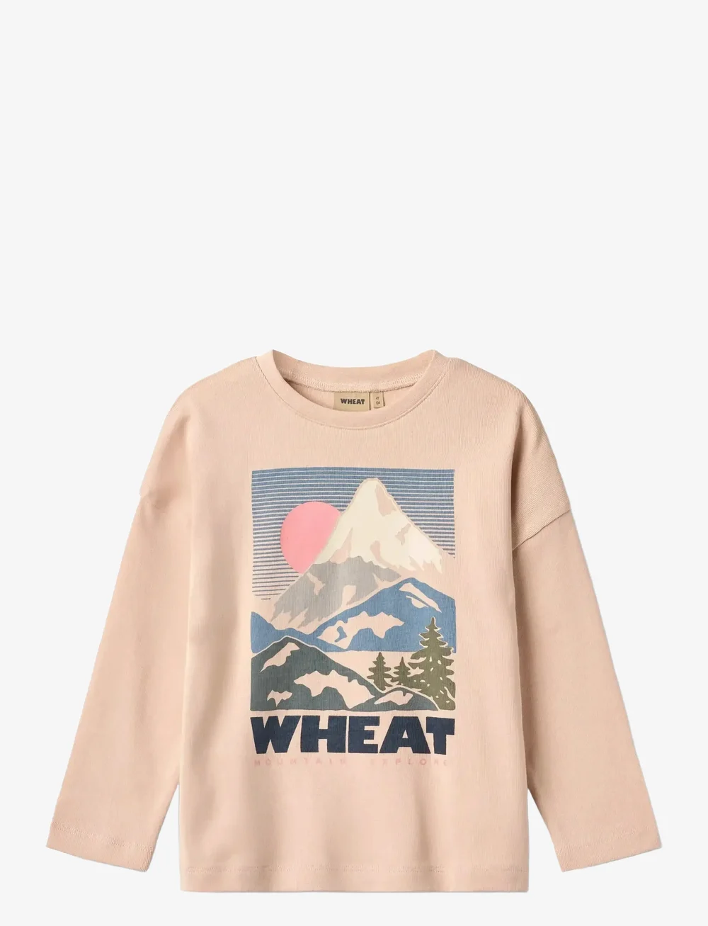 Wheat - T-Shirt L/S Hanni - t-shirts à manches longues - rose dust - 0