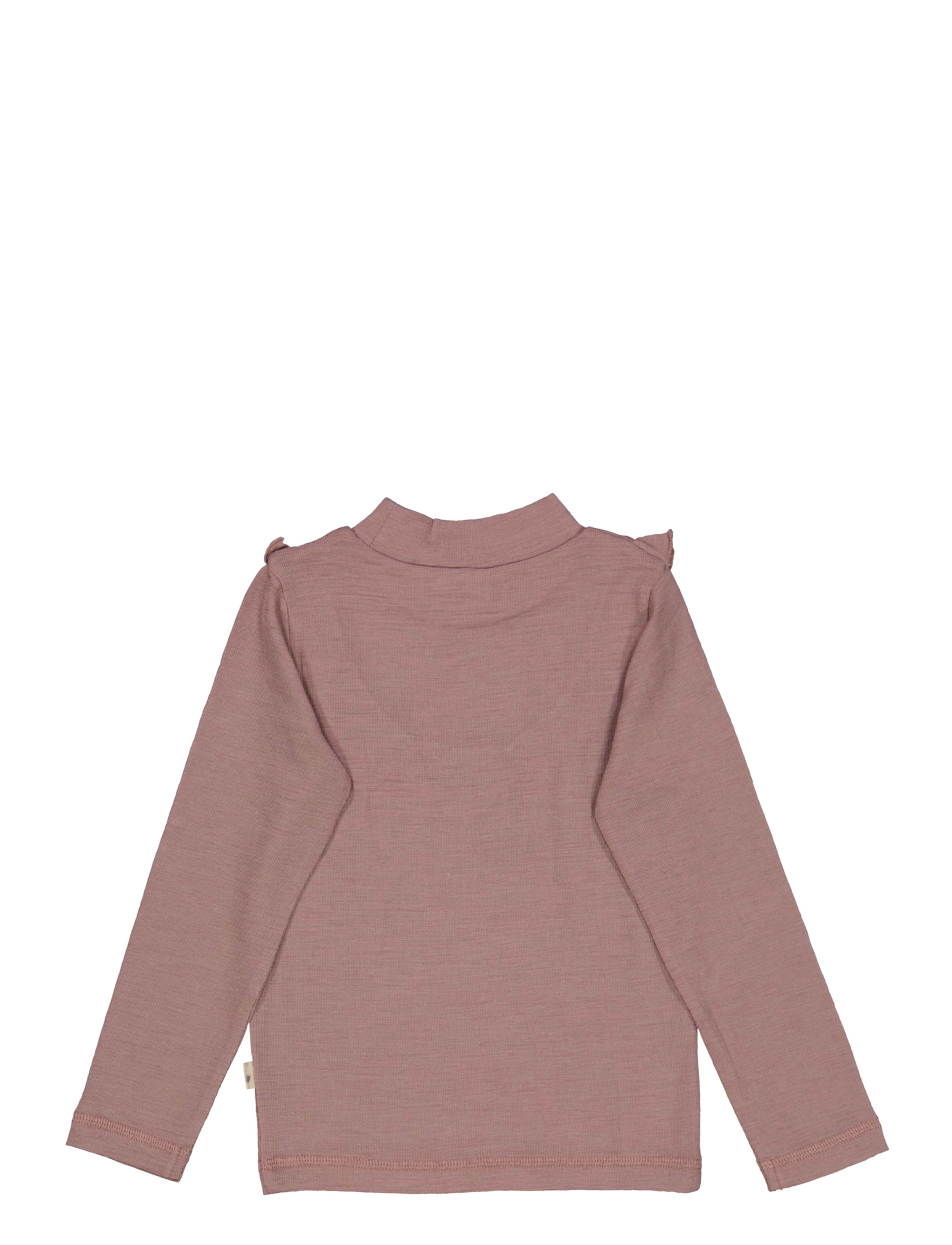 Wheat - T-shirt Wool Ruffle LS - dusty lilac - 2
