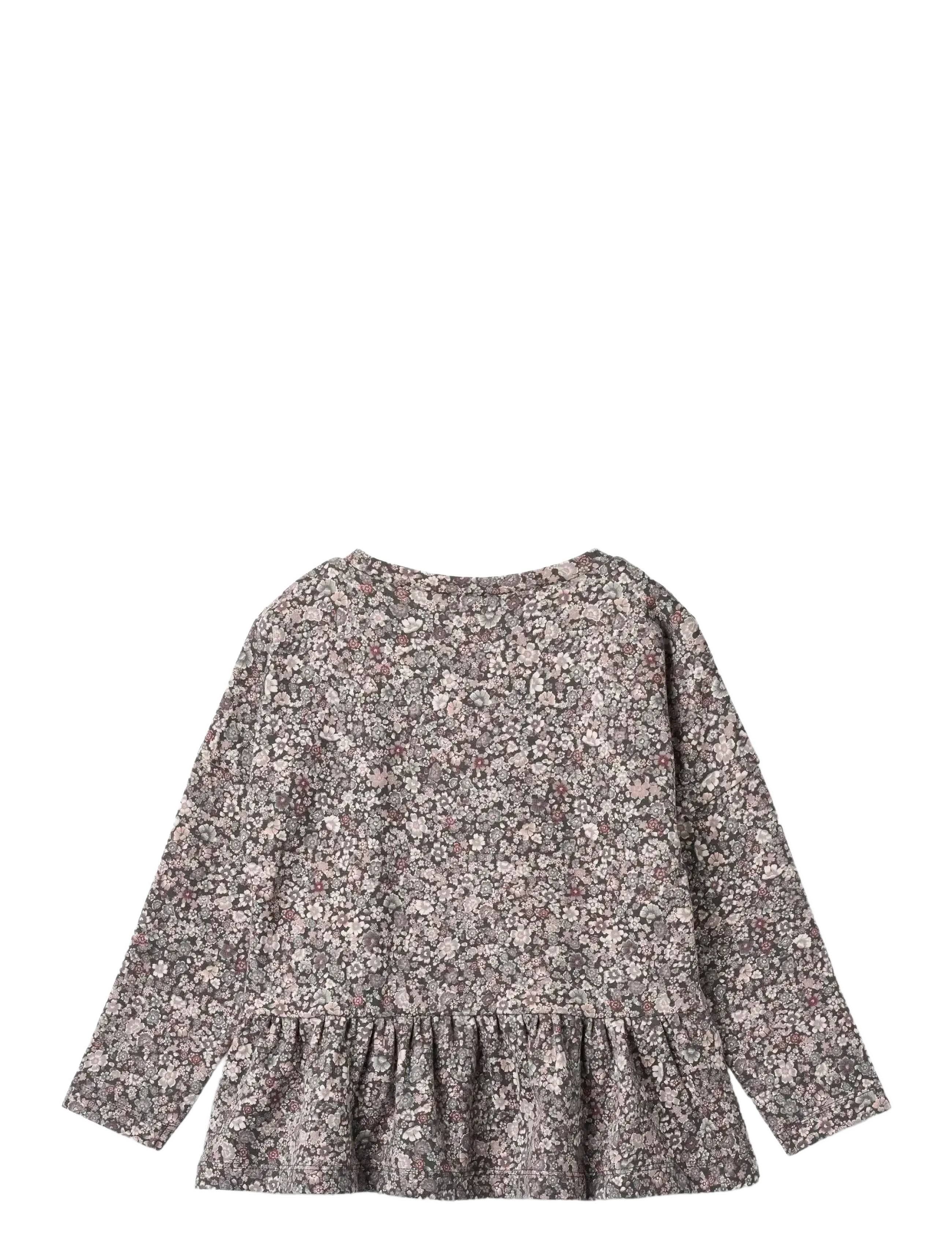 Wheat - T-shirt L/S Carolina - purple stone flowers - 2
