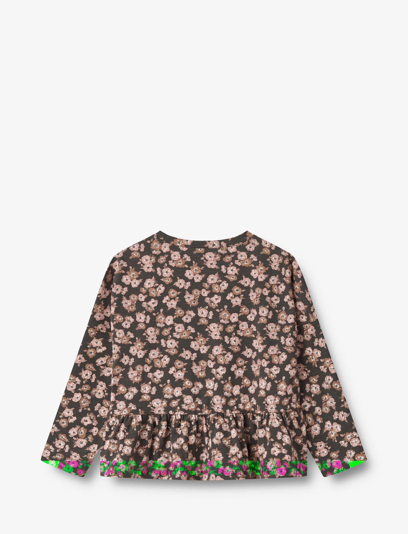 Wheat - T-Shirt L/S Carolina - raven anemones - 1