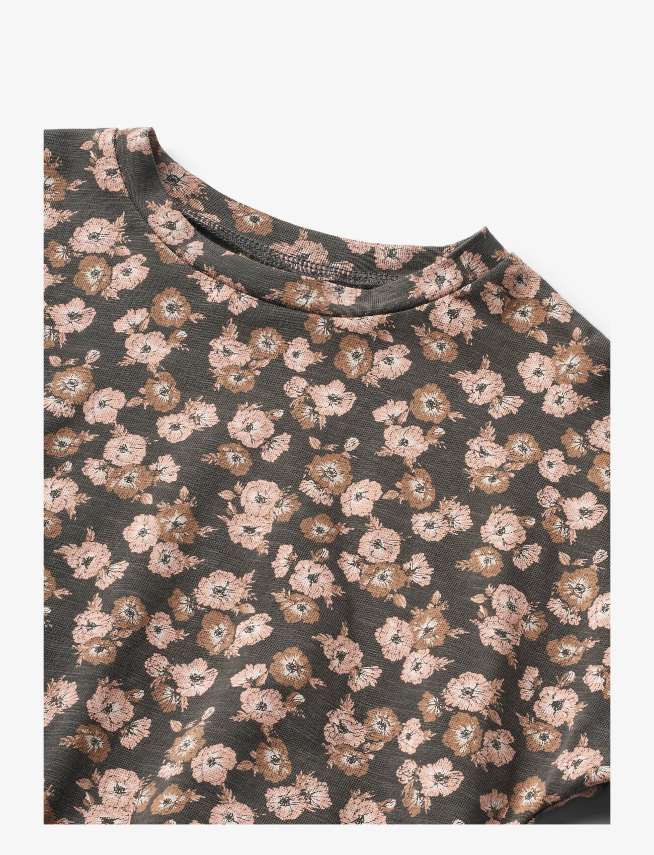 Wheat - T-Shirt L/S Carolina - raven anemones - 2