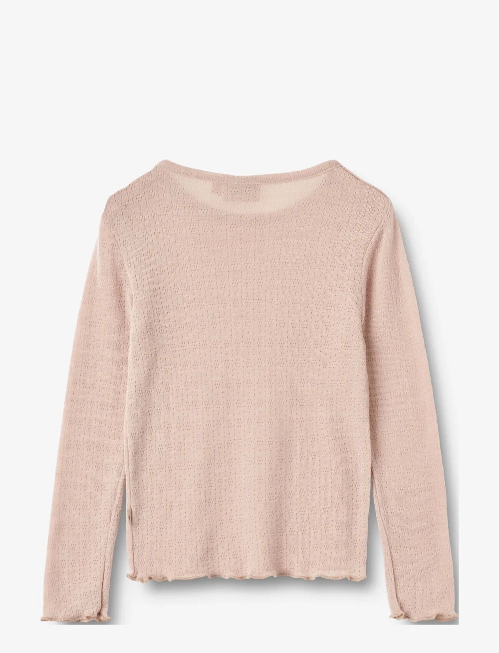 Wheat - Wool Silk T-shirt L/S Alli - long-sleeved t-shirts - pale lilac - 1