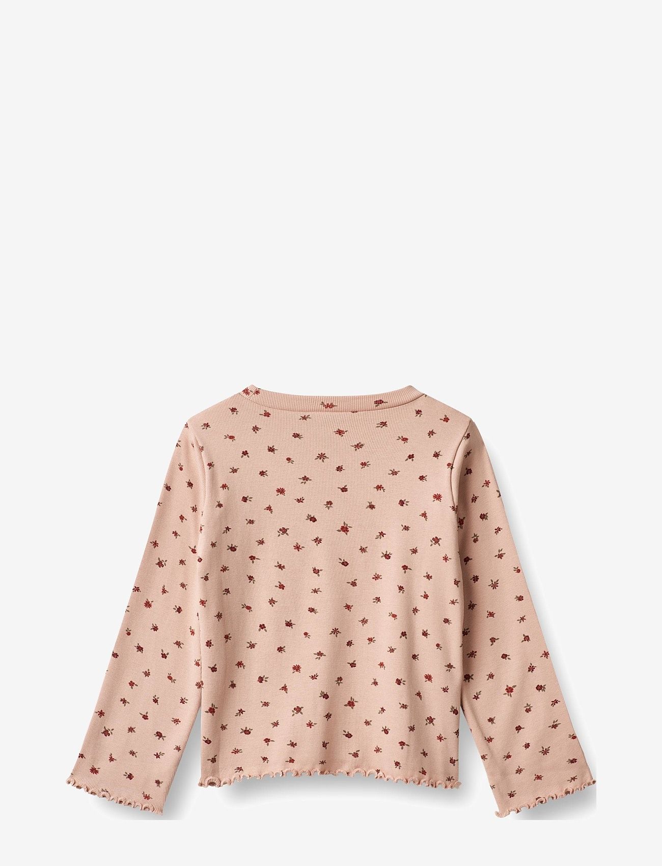 Wheat - T-Shirt Else - long-sleeved t-shirts - pink sand flowers - 1