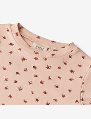 Wheat - T-Shirt Else - langermede - pink sand flowers - 2