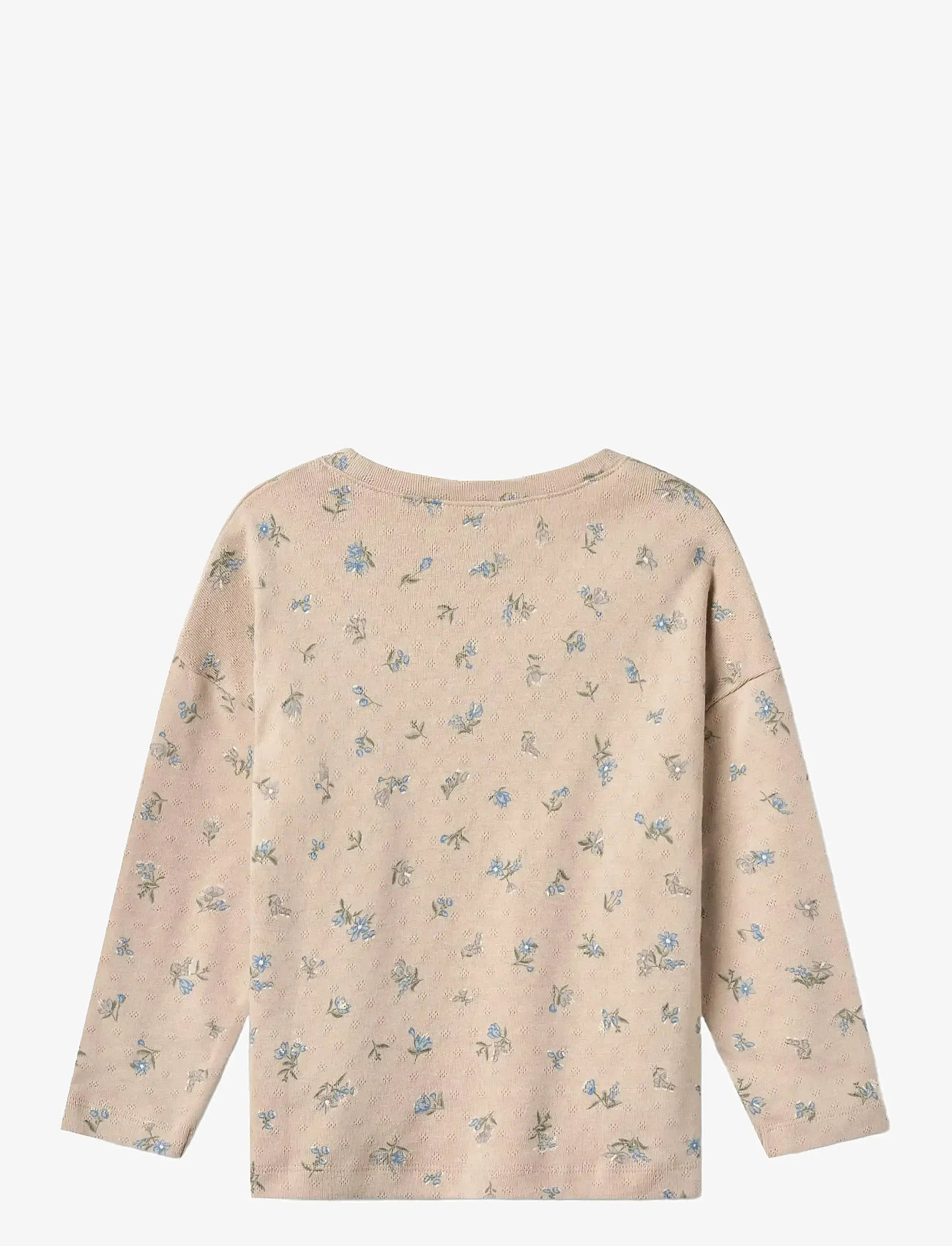 Wheat - T-shirt L/S Thilda - långärmade t-shirts - warm sand flowers - 1