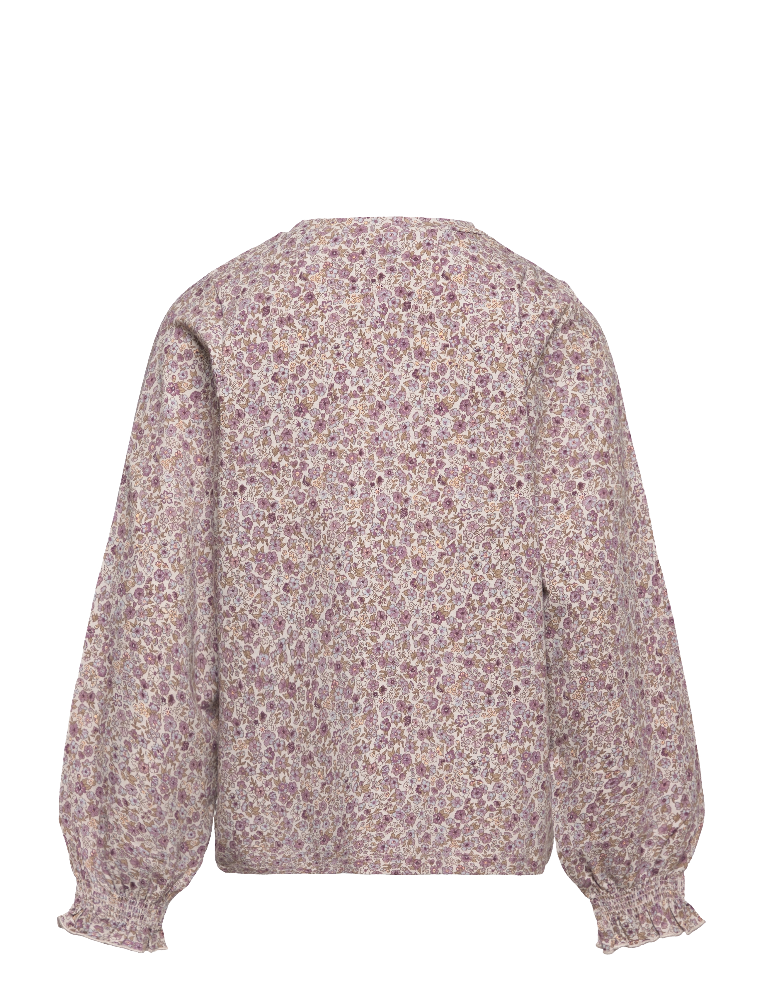 Wheat - T-Shirt Norma - grey rose flowers - 1