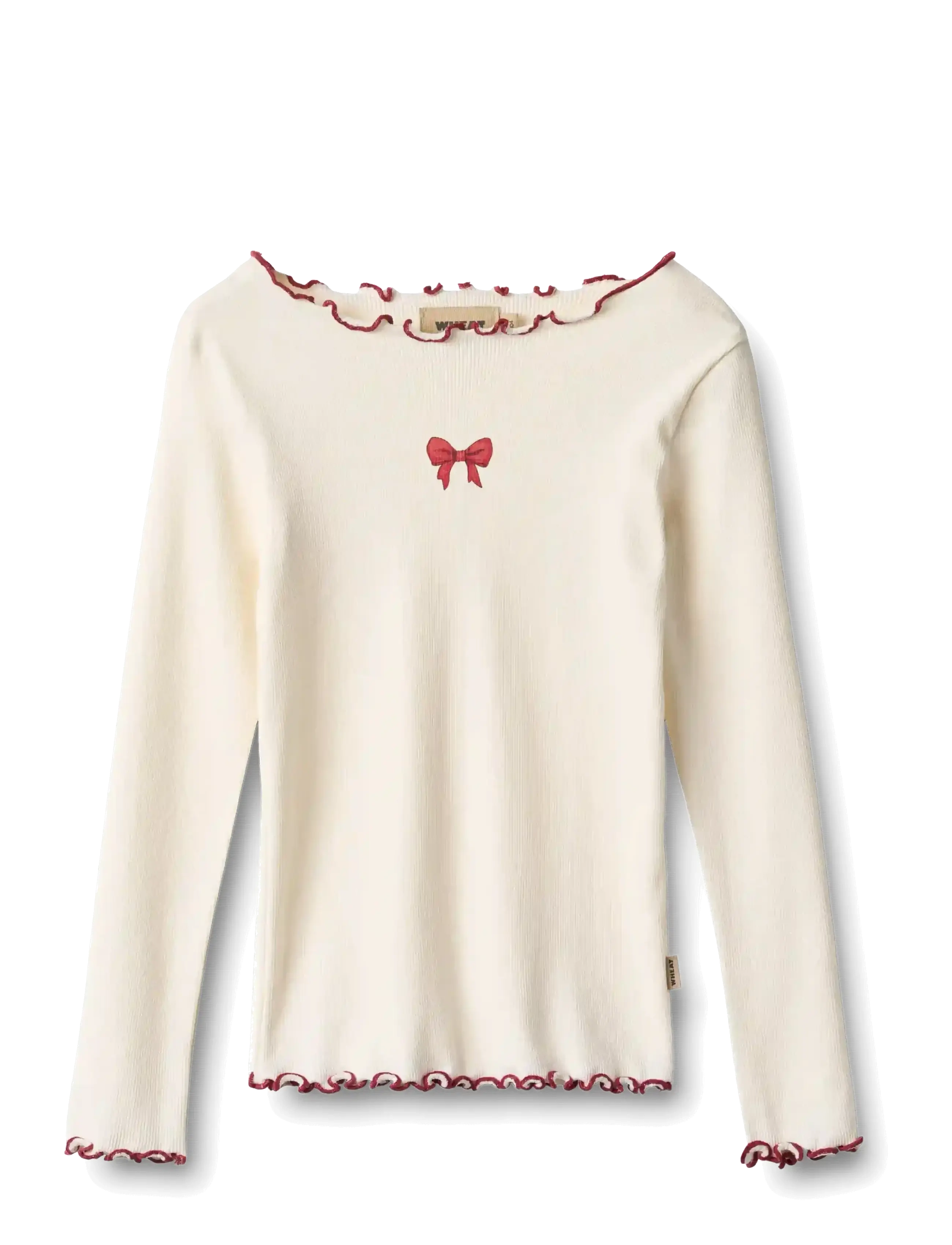 Wheat T-shirt L/S Louann - Oberteile & T-Shirts - IVORY / cream
