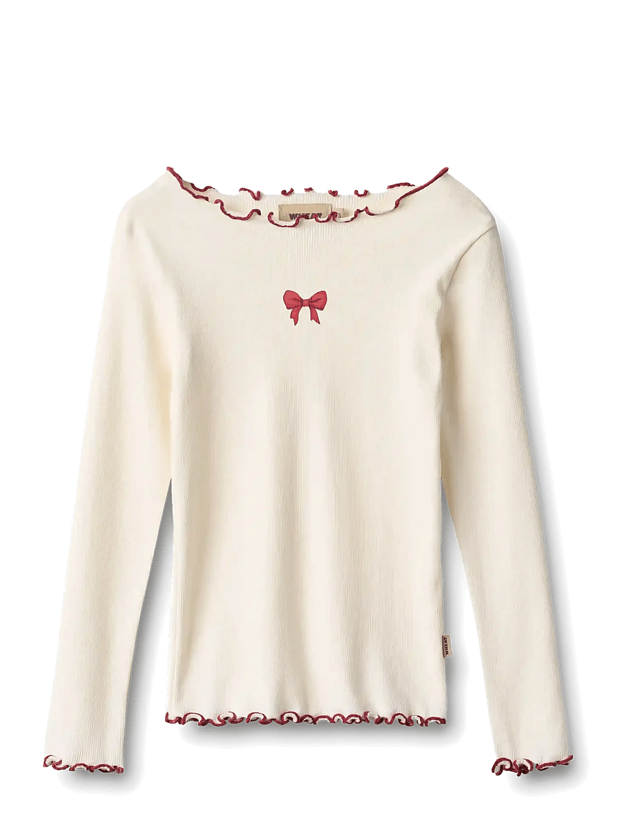 Wheat - T-shirt L/S Louann - langärmelig - ivory - 0