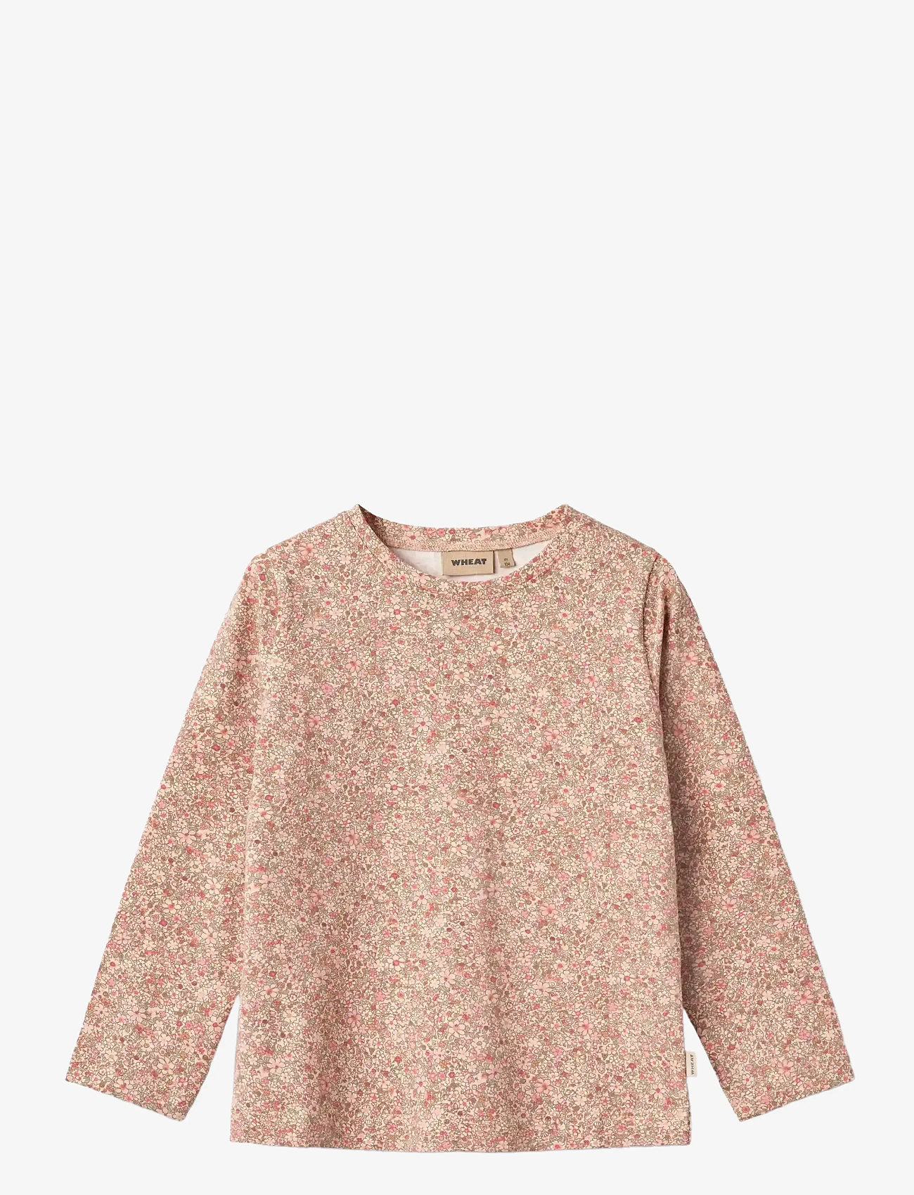 Wheat - T-shirt L/S Manna - langærmede t-shirts - rose dust flower meadow - 0