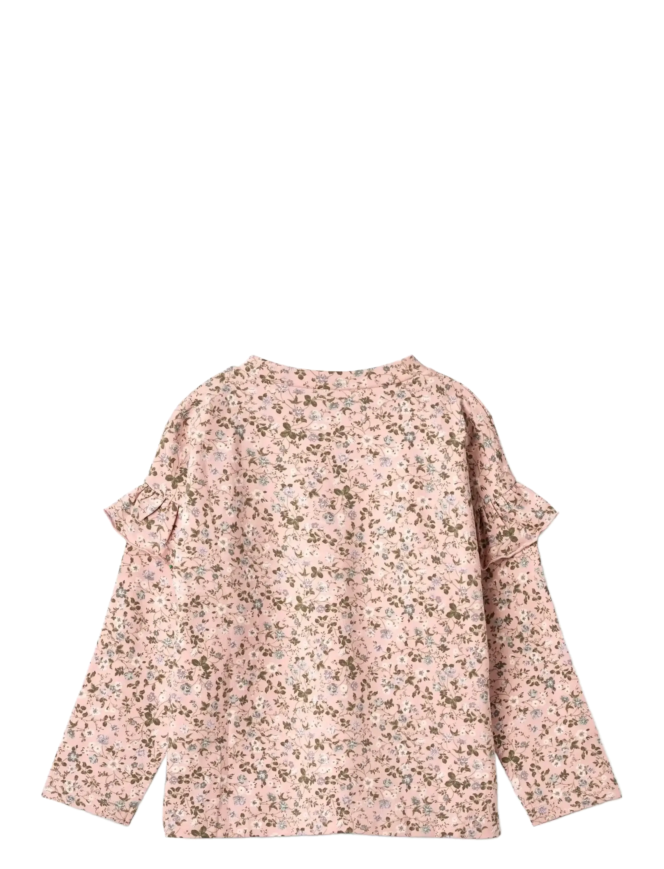 Wheat - T-shirt L/S Belinda - langærmede t-shirts - rose powder flowers - 1