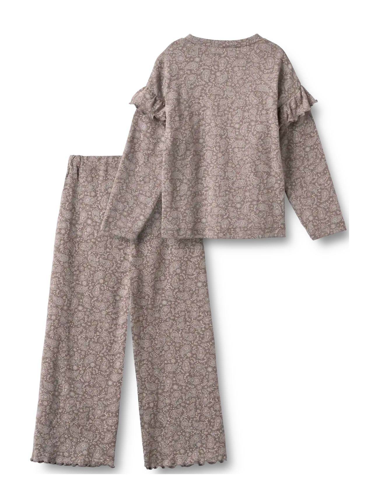 Wheat - Set T-shirt & Trousers Belinda - setit, joissa pitkähihainen paita - purple plum paisley - 1