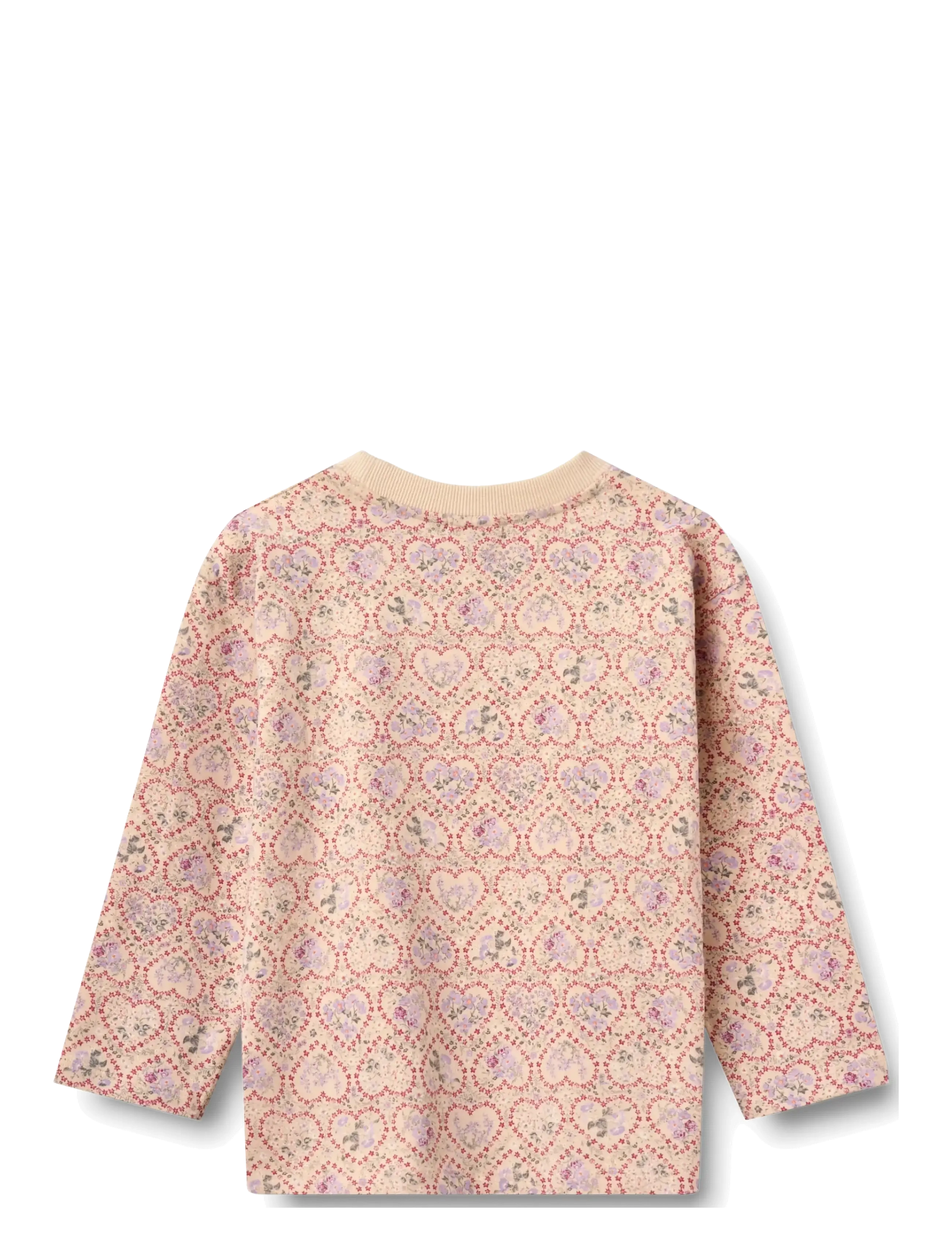 Wheat - 2 T-shirt L/S Dixie - długi rękaw - magenta heart flowers - 3