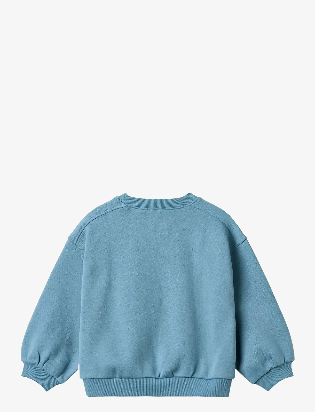 Wheat - Sweatshirt L/S embroidery Eliza - sweatshirts - winter blue - 1
