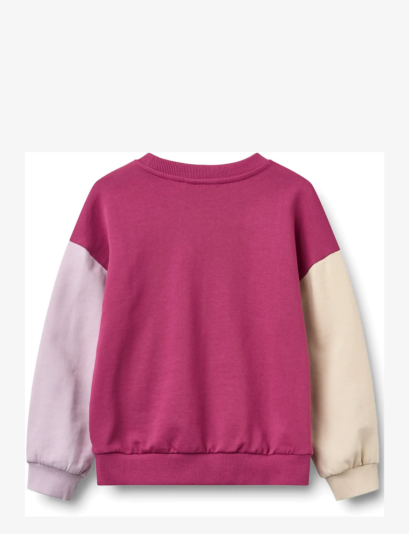 Wheat - Sweatshirt L/S print Elliot - sweatshirts - magenta - 1