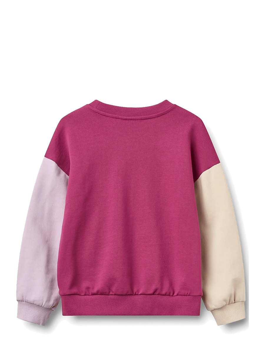 Wheat - Sweatshirt L/S print Elliot - dressipluusid - magenta - 2