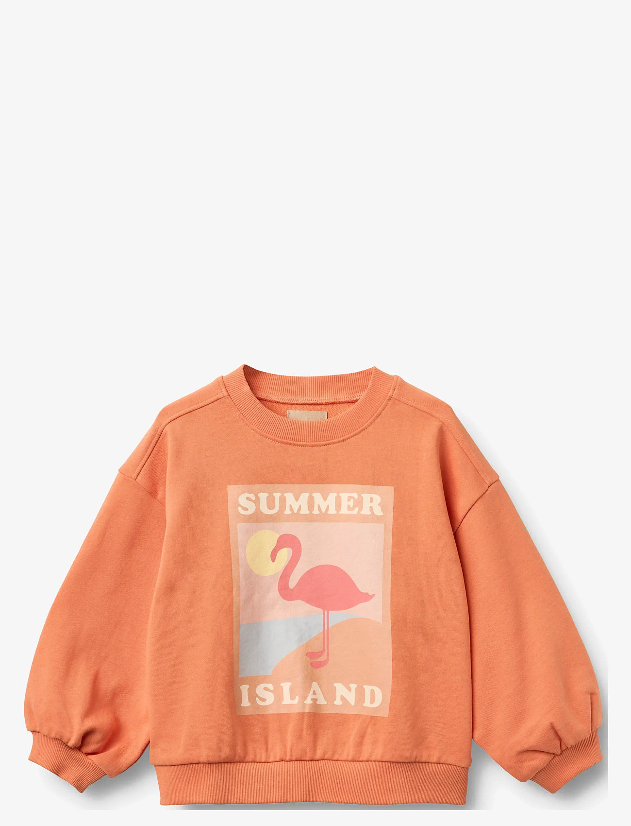 Wheat - Sweatshirt L/S Eliza - sweatshirts - sunkissed orange - 1