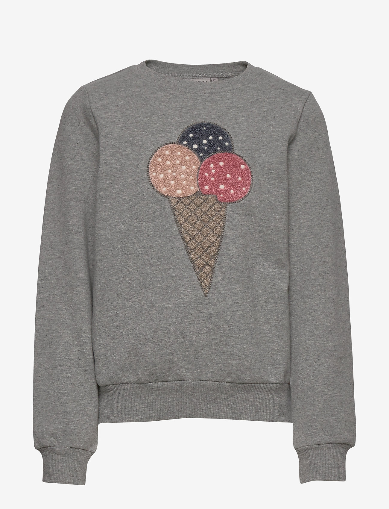 Wheat - Sweatshirt Ice Cream - melange grey - 0