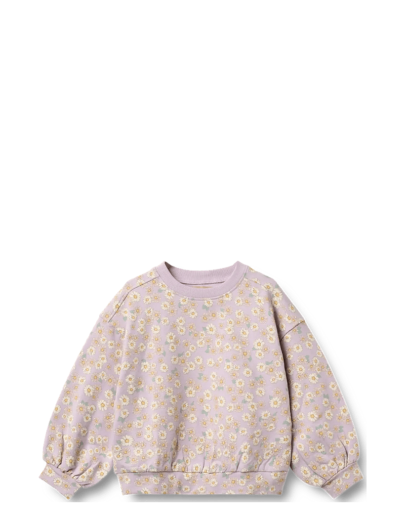 Wheat - Sweatshirt L/S Lia - sporta džemperi - lavender daisies - 1