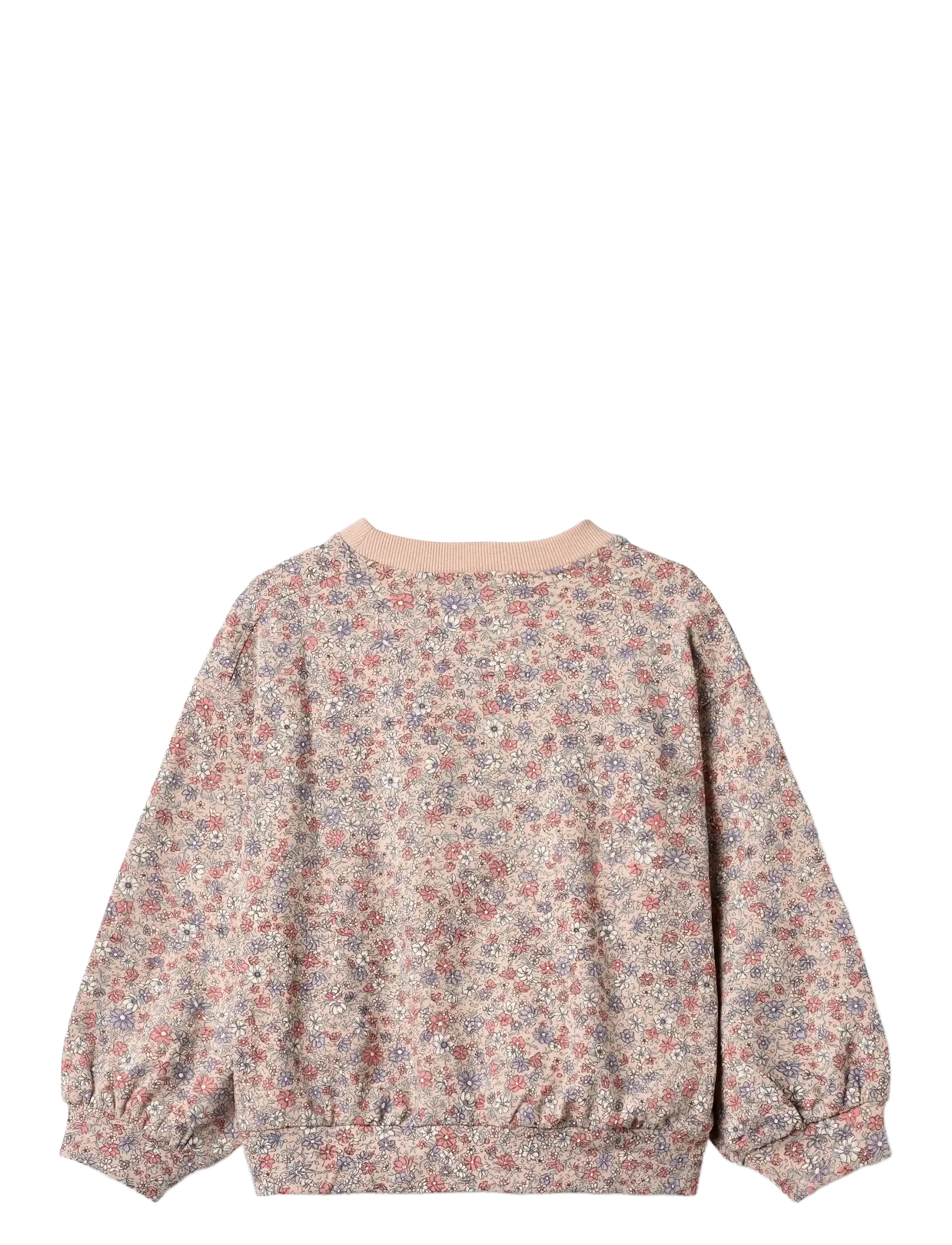 Wheat - Sweatshirt L/S Lia - rose dust flowers - 1