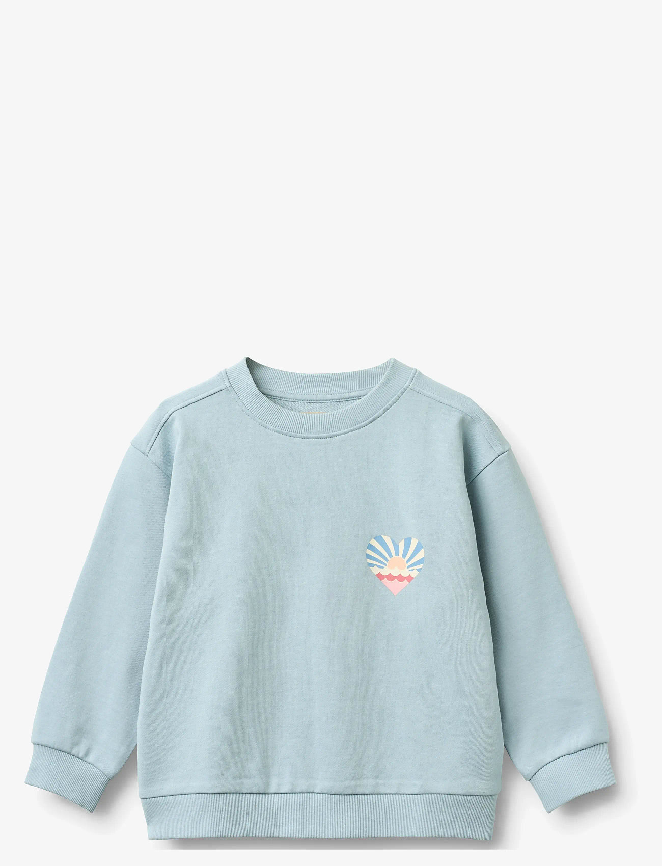 Wheat - Sweatshirt L/S Ellis - sweatshirts - summer sky - 0