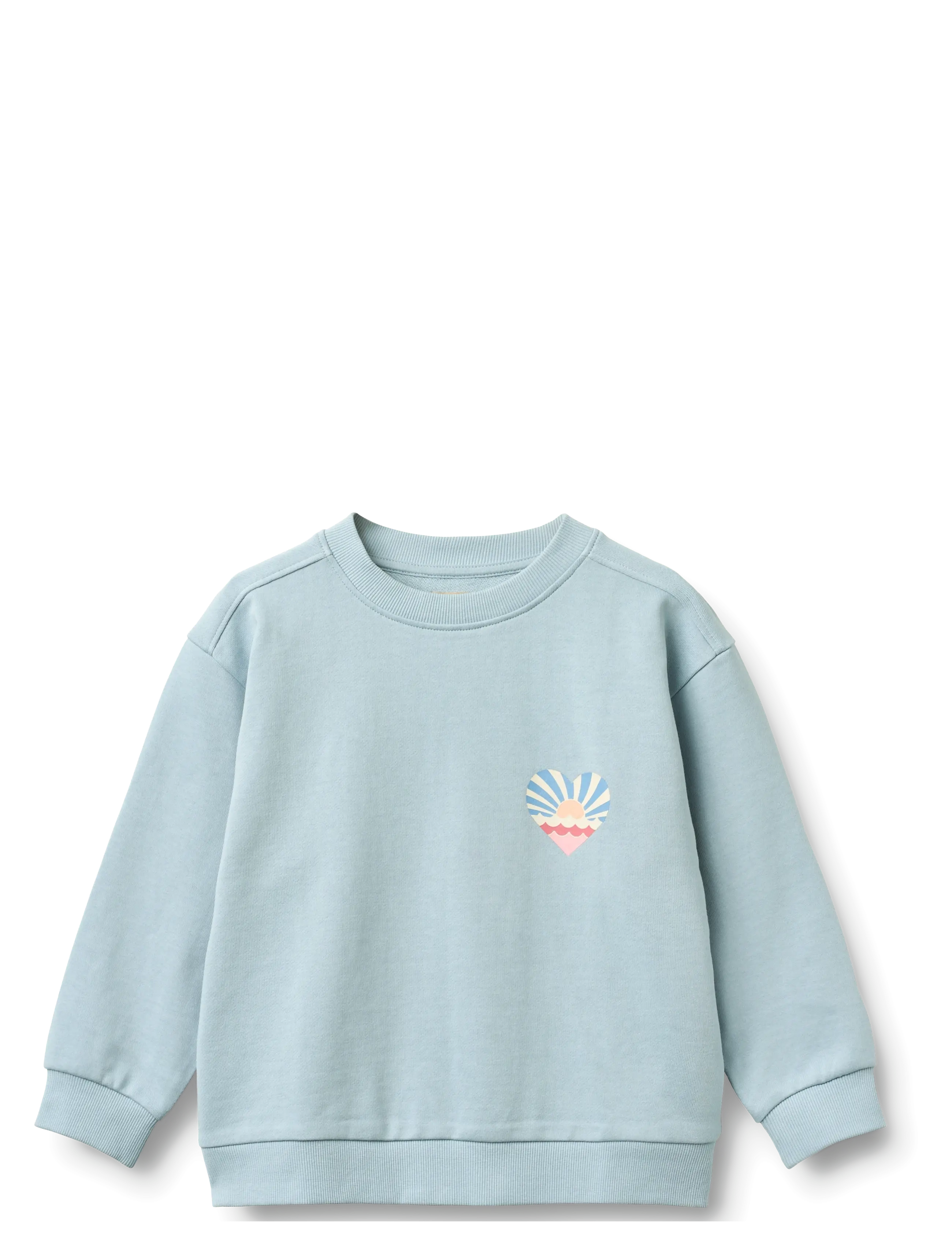 Wheat Sweatshirt L/S Ellis - Kläder - SUMMER SKY / blue