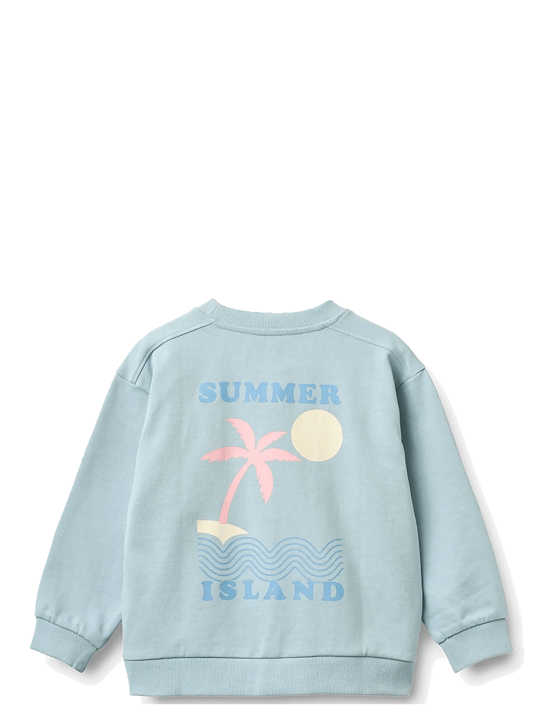 Wheat - Sweatshirt L/S Ellis - sweatshirts - summer sky - 1