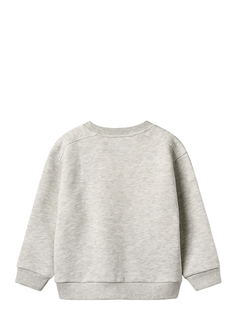 Wheat - Sweatshirt L/S Ellis - sweatshirts - light melange grey - 1
