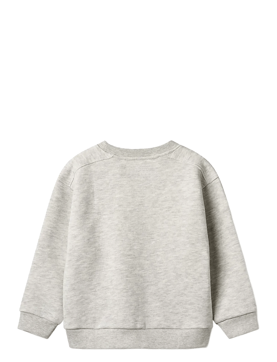Wheat - Sweatshirt L/S Ellis - sweat-shirt - light melange grey - 1