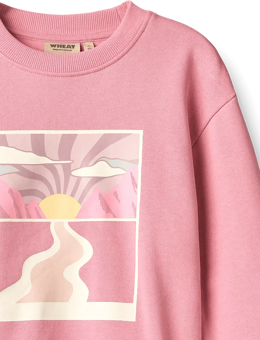 Wheat - Sweatshirt L/S Ellis - sweatshirts - wild rose - 2