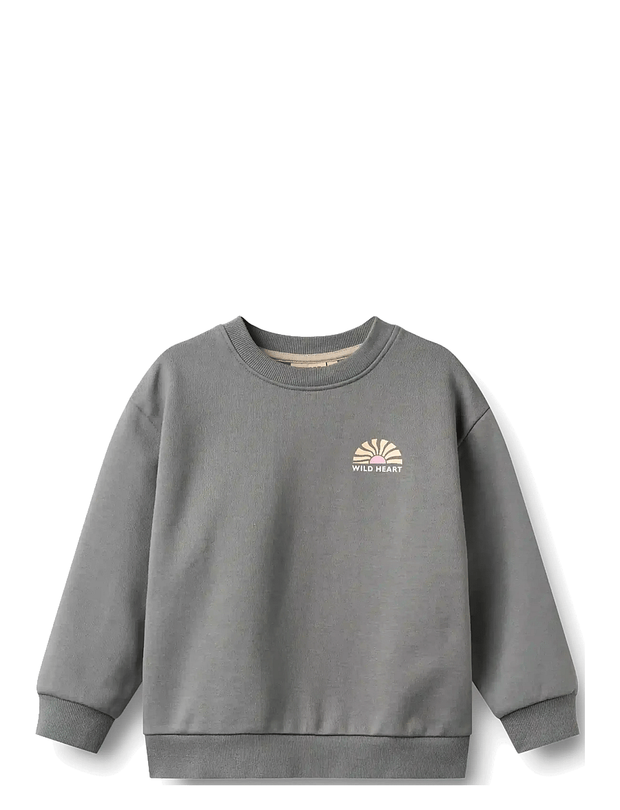 Wheat - Sweatshirt L/S Ellis - sweatshirts - flint - 1