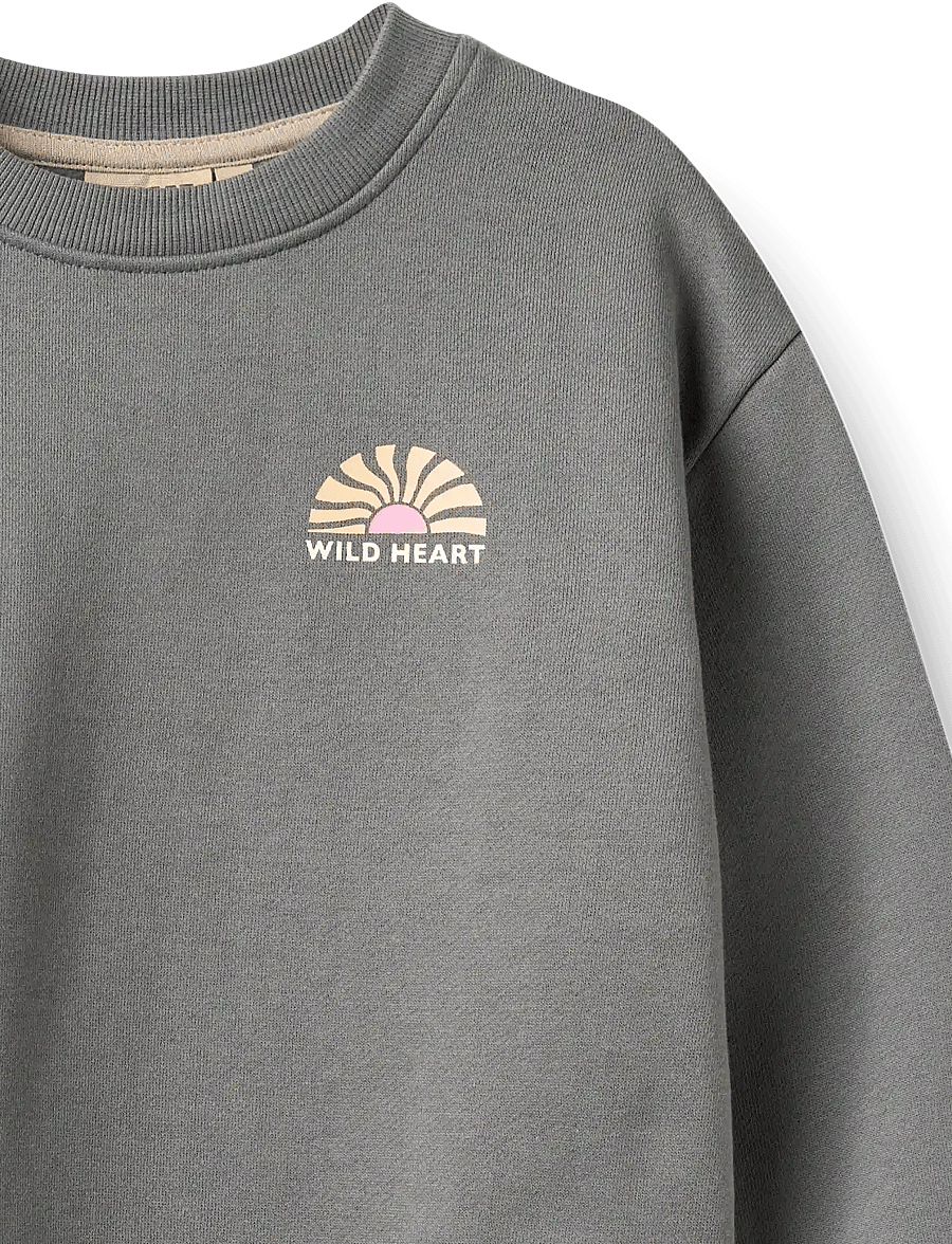 Wheat - Sweatshirt L/S Ellis - sweatshirts - flint - 4