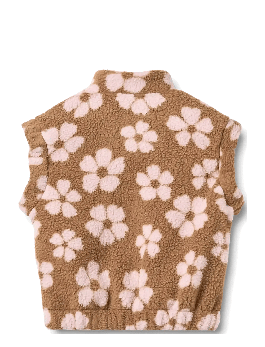 Wheat - Fleece Vest Selina - shop efter alder - warm hazel flowers - 1