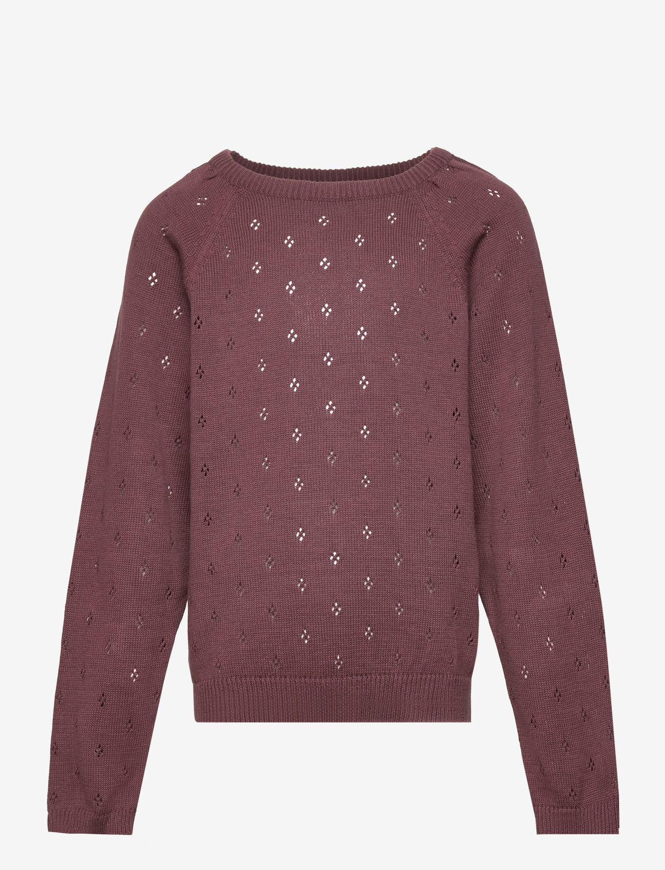 Wheat - Knit Pullover Mira - aubergine - 0