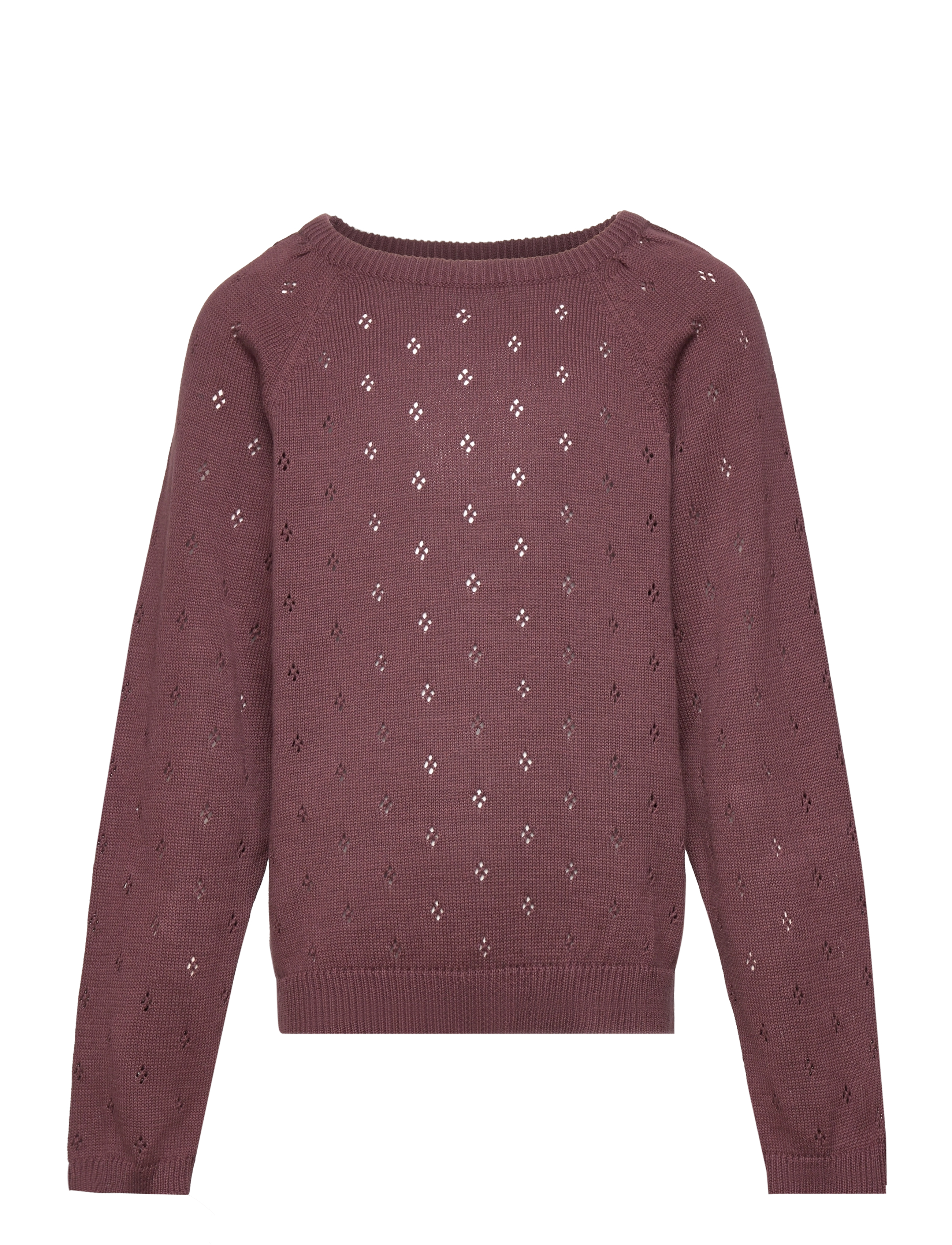 Knit Pullover Mira - AUBERGINE
