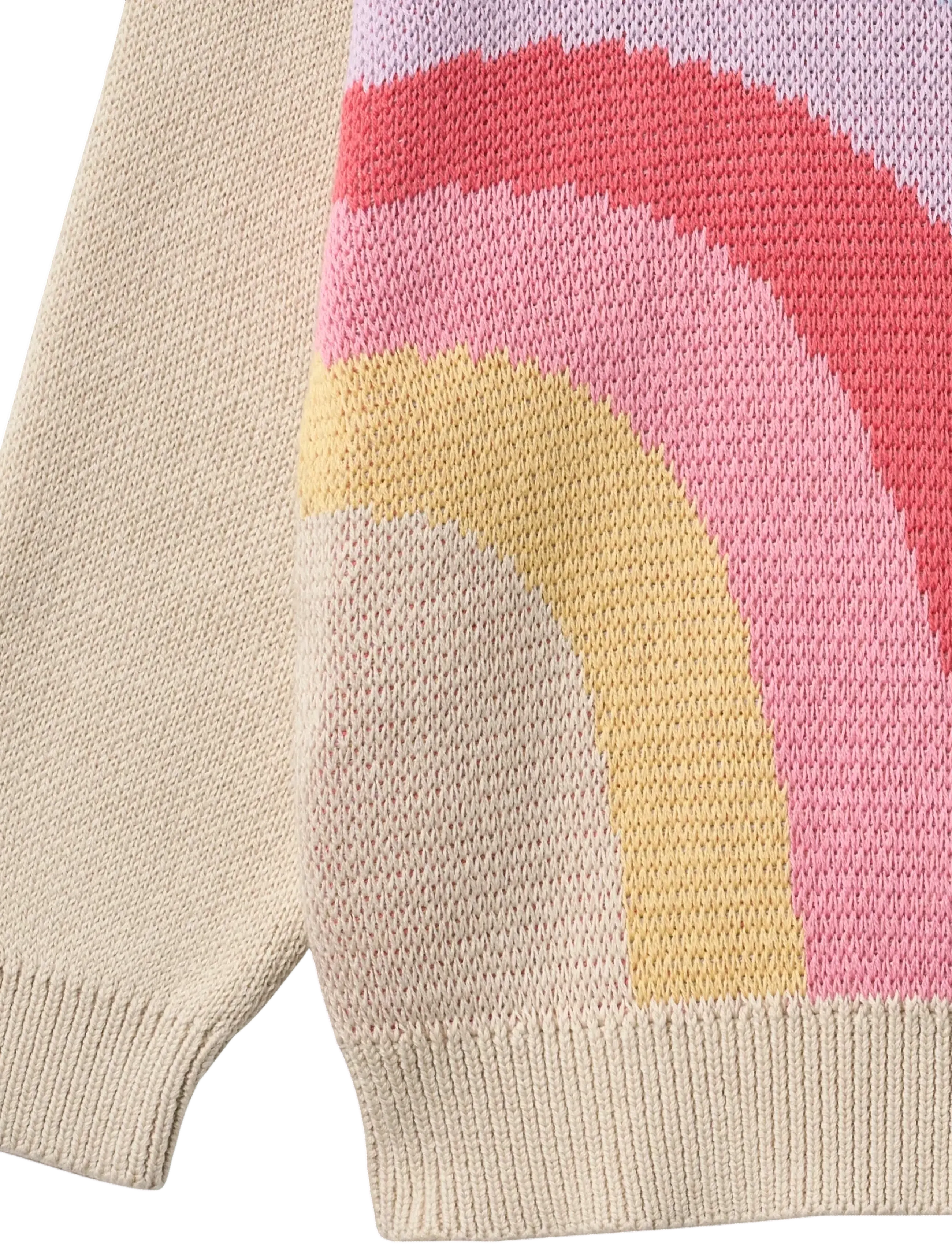 Wheat - Jacquard Pullover Solveig - trøjer - rainbow - 3