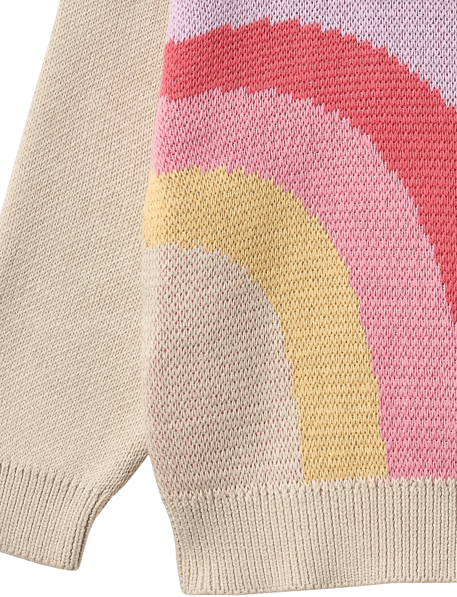 Wheat - Jacquard Pullover Solveig - trøjer - rainbow - 3