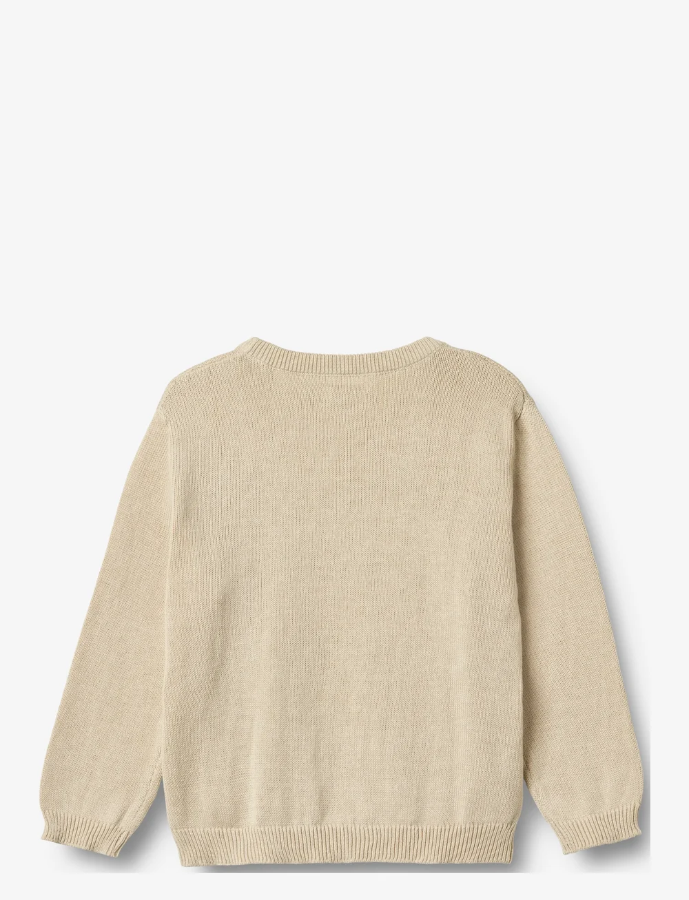 Wheat - Knit Pullover Embr. Lisa - trøjer - offwhite - 1