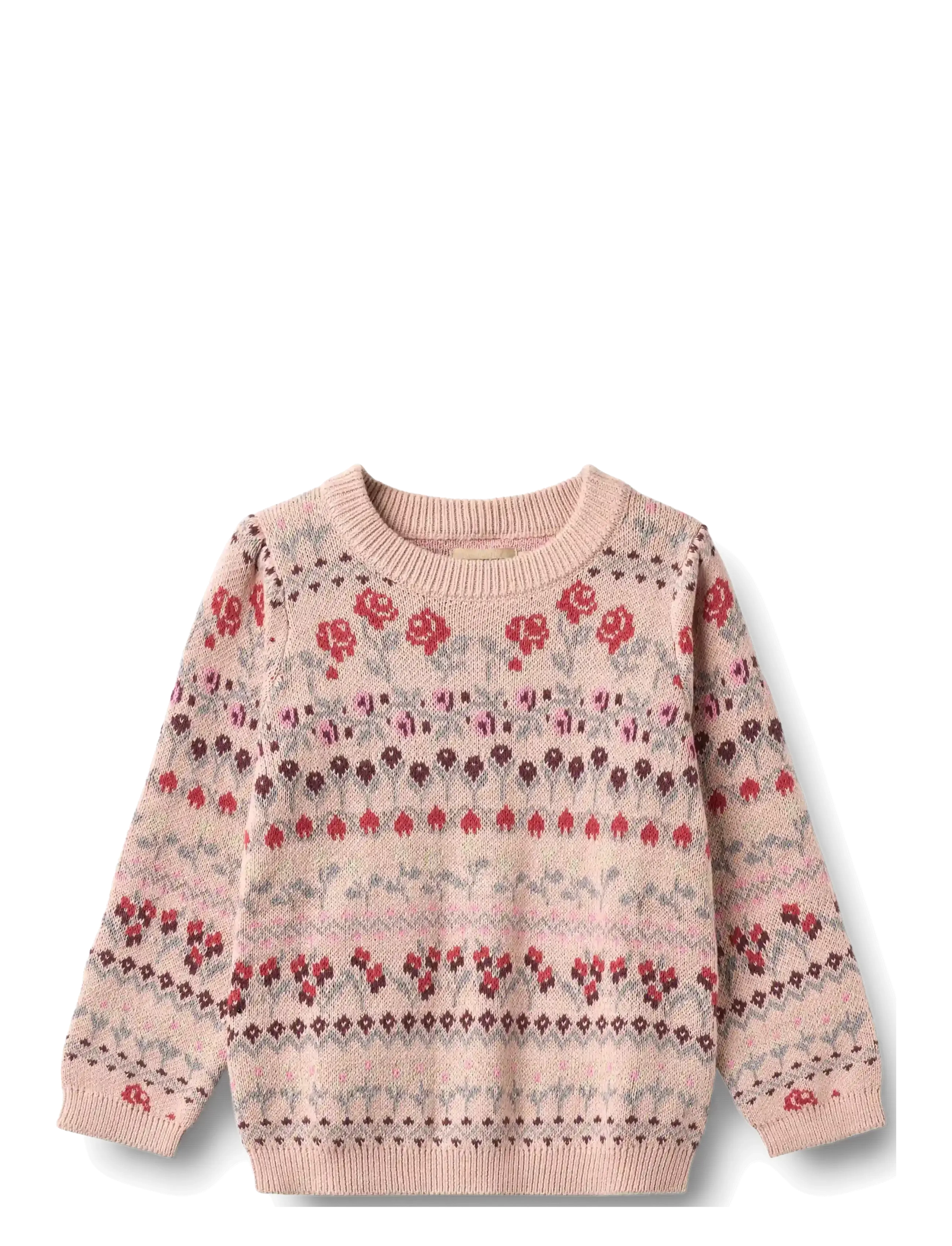 Wheat Jacquard Pullover Mikmak - Alles anzeigen - DIM ROSE / pink/rose