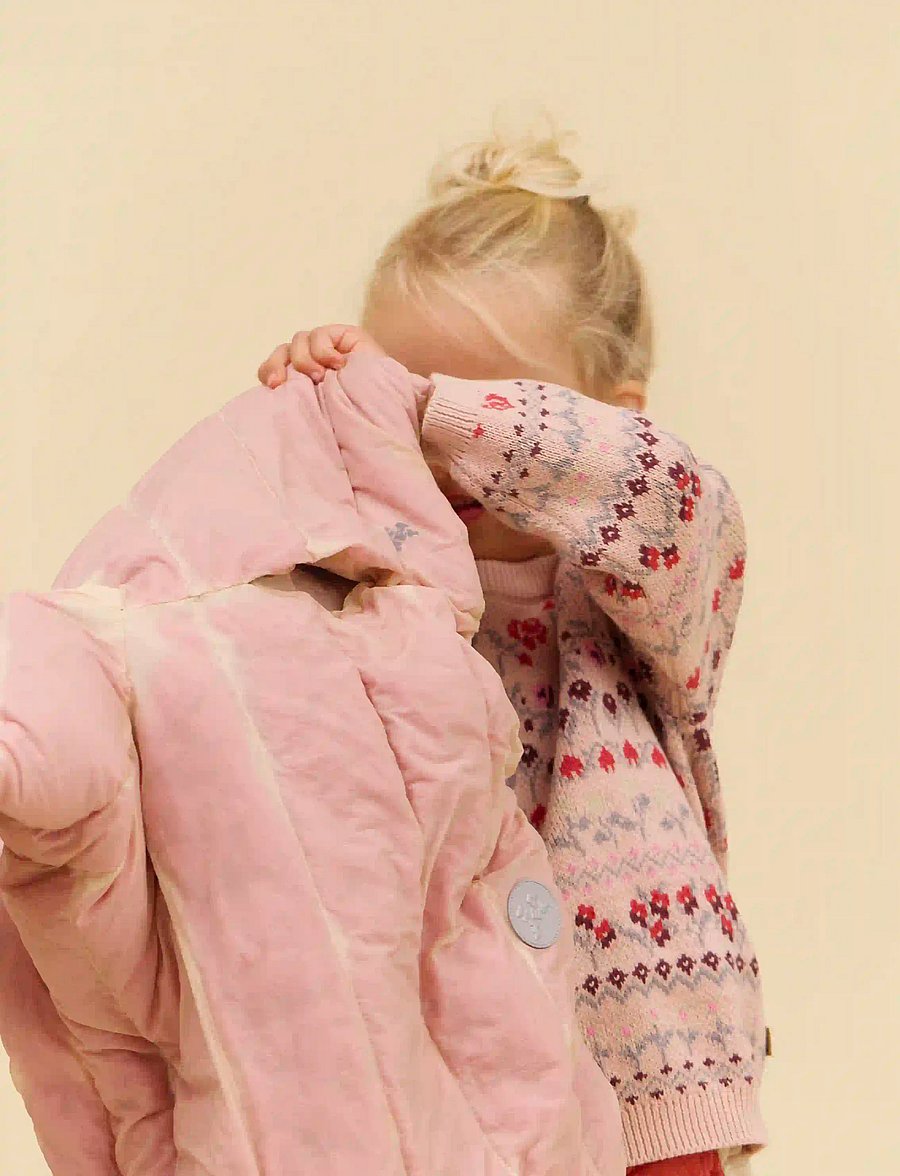 Wheat - Jacquard Pullover Mikmak - dim rose - 0