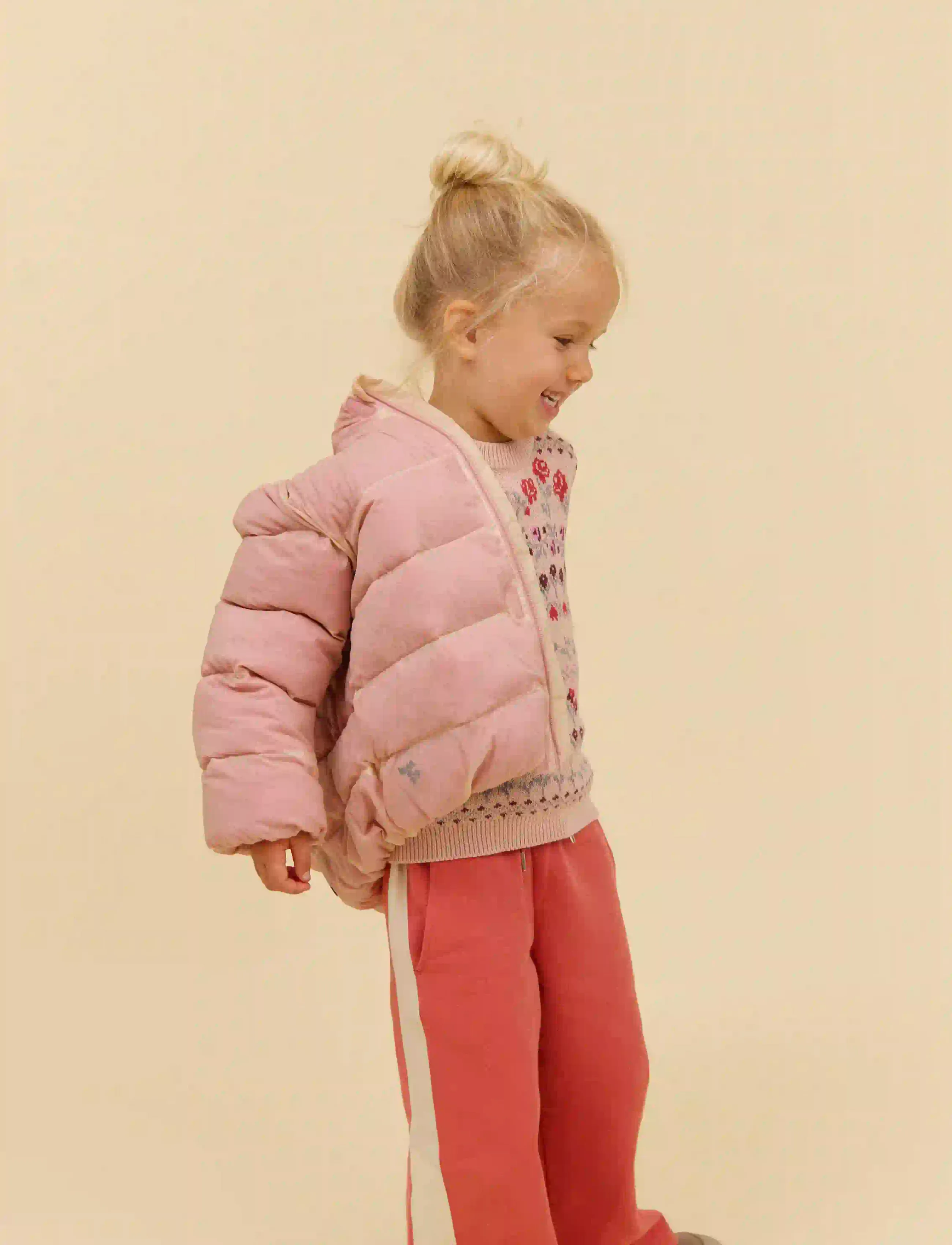 Wheat - Jacquard Pullover Mikmak - dim rose - 3