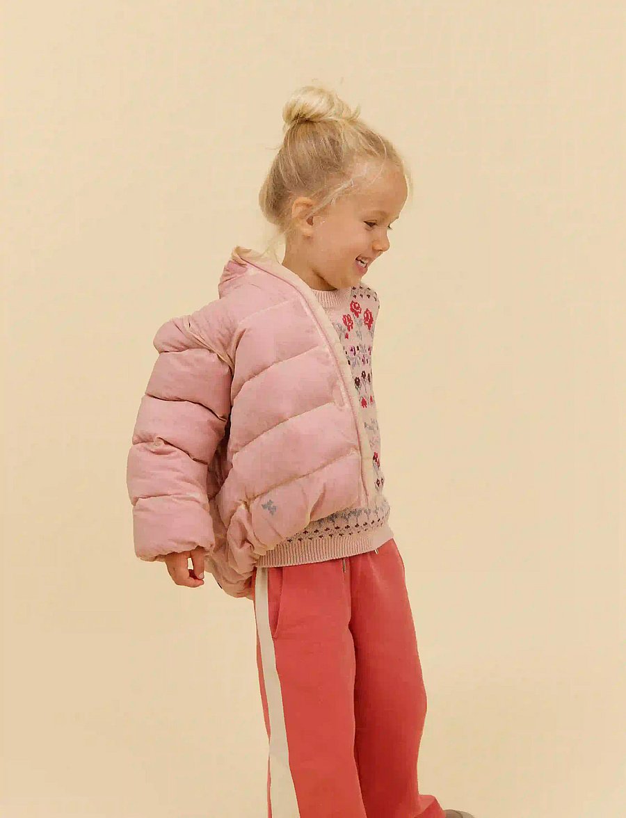 Wheat - Jacquard Pullover Mikmak - dim rose - 3