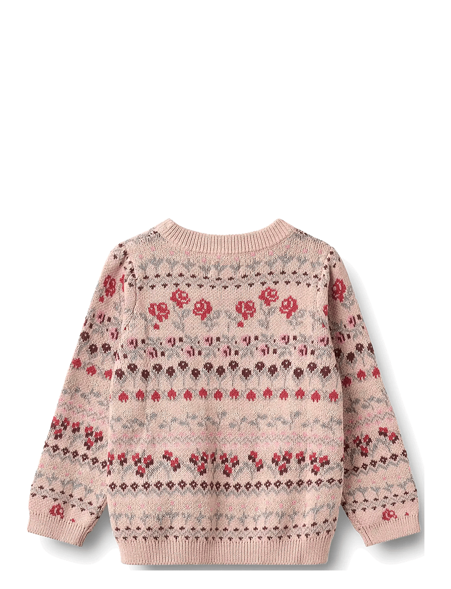Wheat - Jacquard Pullover Mikmak - dim rose - 2