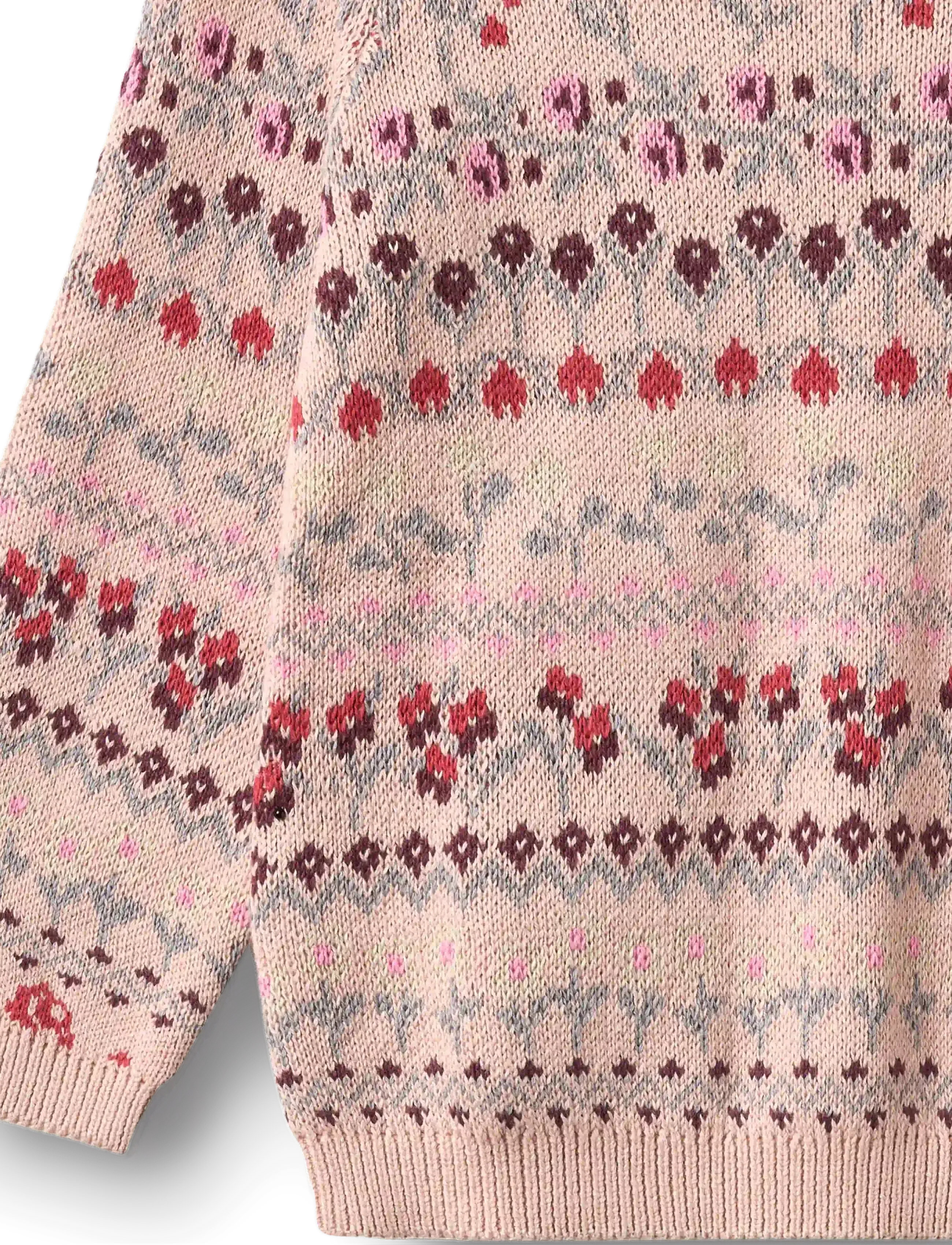 Wheat - Jacquard Pullover Mikmak - dim rose - 4
